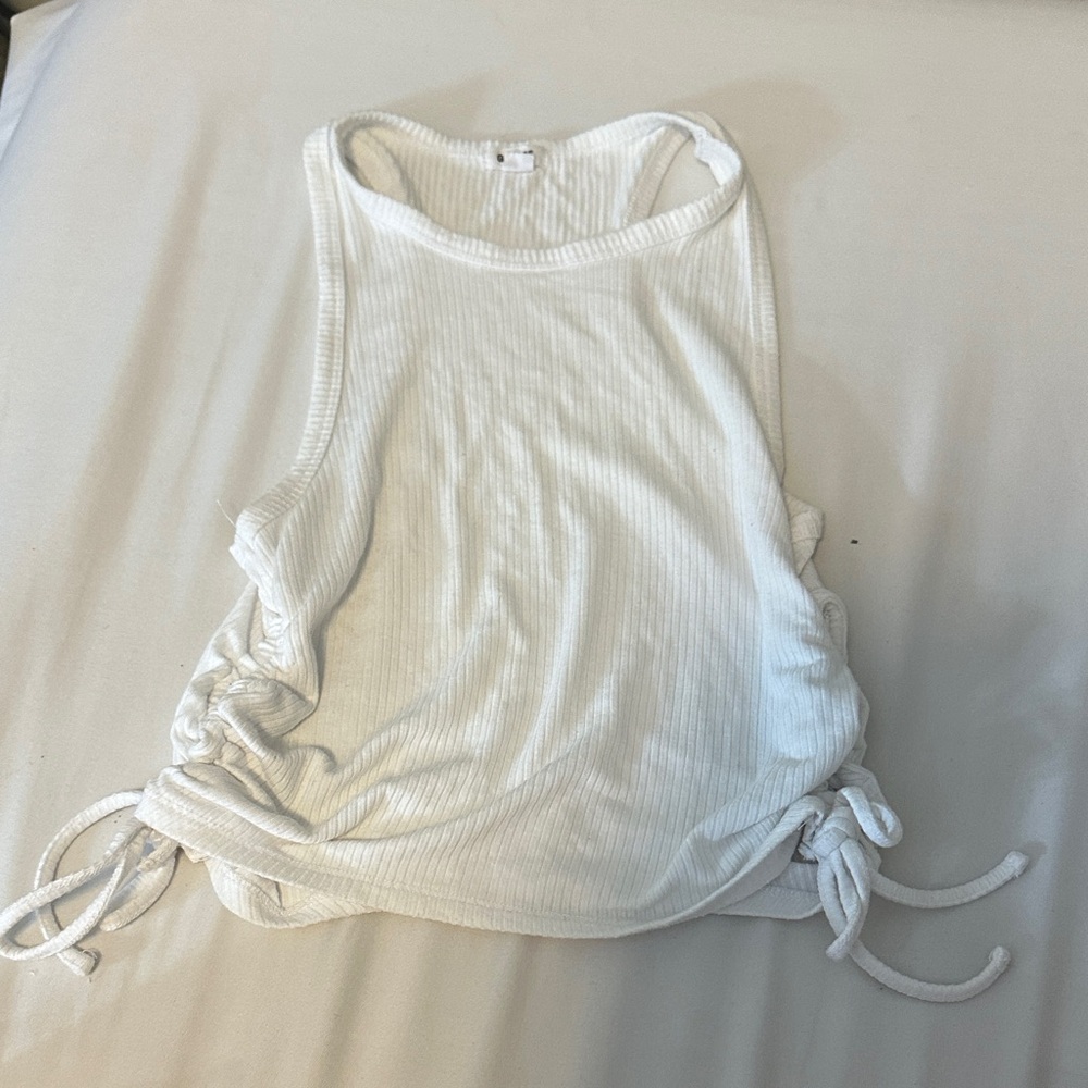 White Sleeveless Women's Top